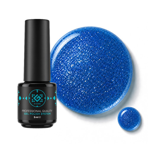 Reflective Summer Gel Polish G-Code — світловідбиваючий гель-лак з мерехтливим ефектом #6